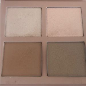 KKW Beauty powder contour/highlight kit light used